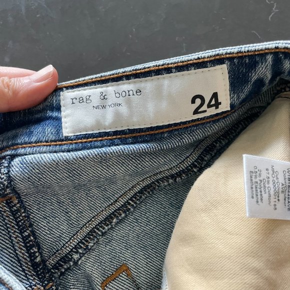 NWT Rag & Bone Hayden Denim Skirt In Ave Size 24 - Picture 8 of 11